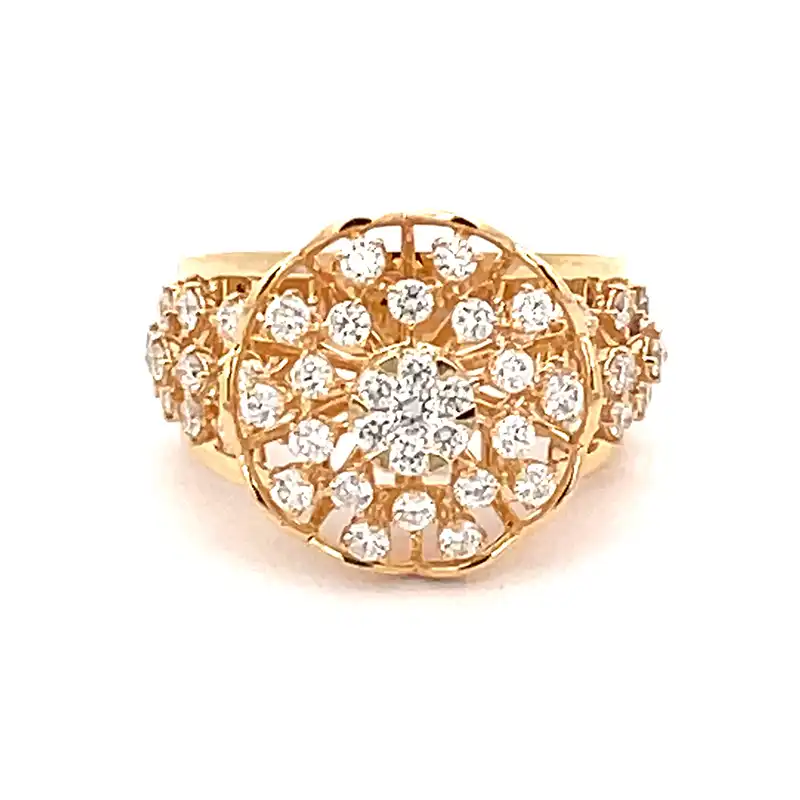 The Diamond Elegance Ring.